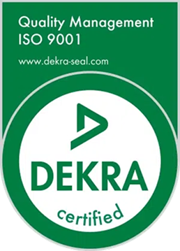 ISO-9001 certification by Dekra